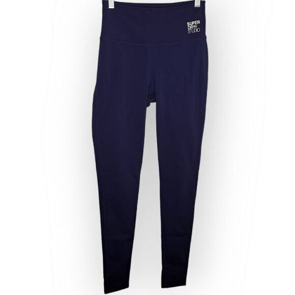 Superdry Studio Women's Athletic Legging Navy Blue size Small - Picture 1 of 9